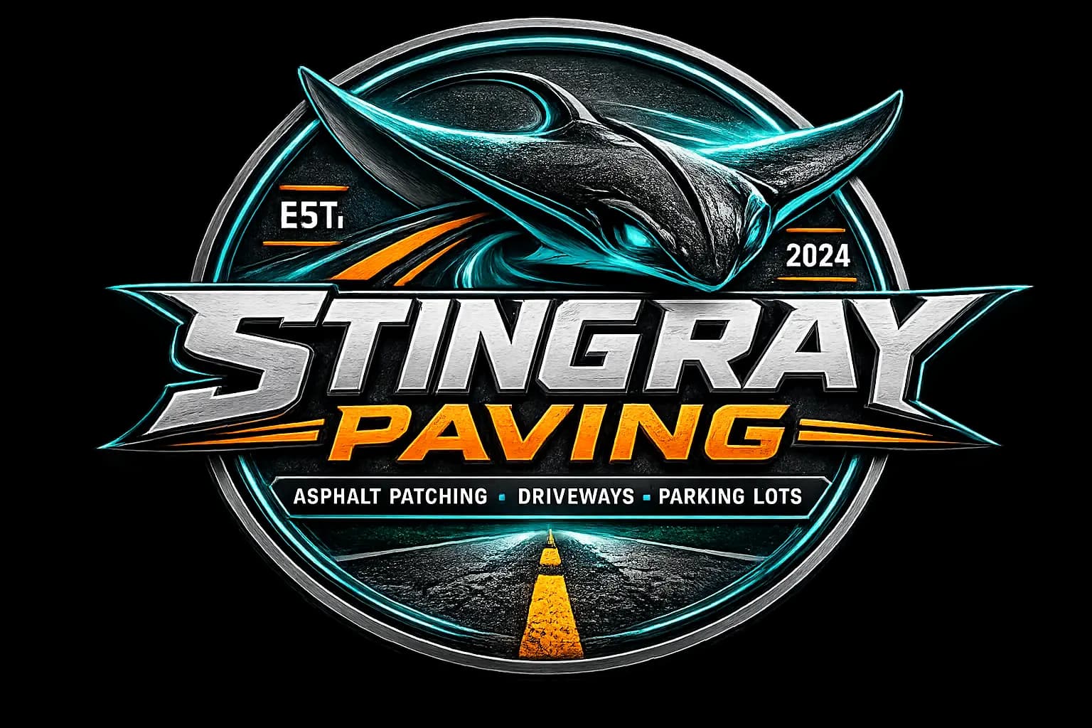 Stingray Paving Logo FUll Detail